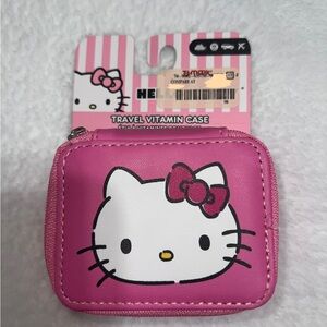 Hello Kitty Pink Travel Vitamin Case